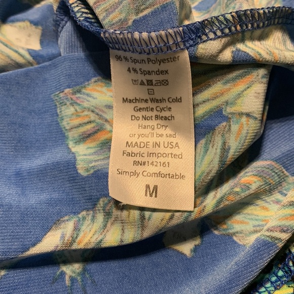 LuLaRoe Statue of Liberty Print Knit Skirt Size M - Picture 6 of 10